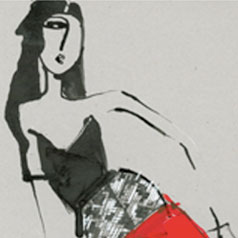Balenciaga AW 12-13 Illustration by Zoe Irvin