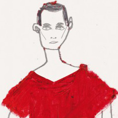 Jil Sander AW 13-14 Illustration by Frances Stanfield