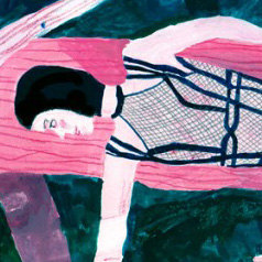 Mark Fast AW 13-14 Illustration by Holly Mills