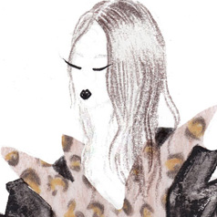 Trussardi AW 13-14 Illustration by Natasha Wigoder