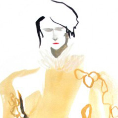 Veronique Leroy AW 13-14 Illustration by Bee Davies