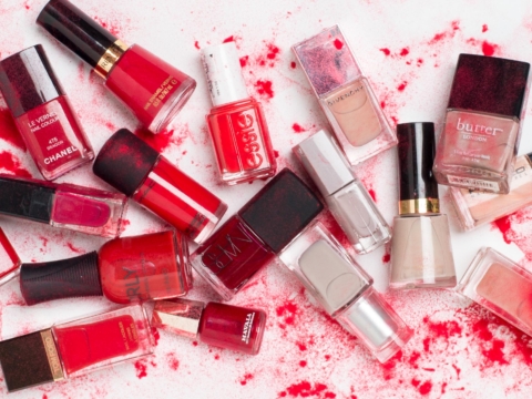 XXL: The Ultimate Red and Neutral Nails