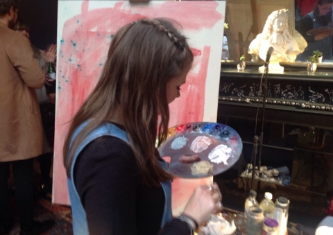 Romance: Live Paintings at L’Escargot