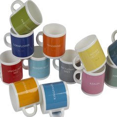 Lush; Enjoy a Colourful Cuppa with British Standard Colour Mugs!