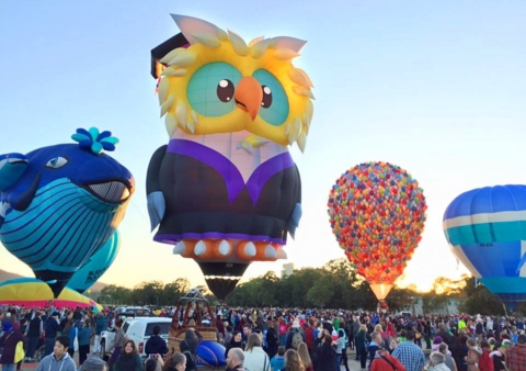 Breeze; away with the balloons